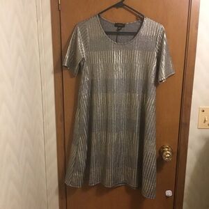 Espresso Metallic Silver  Y2
Short Mini Dress S